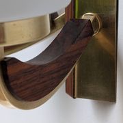 Brass wall light