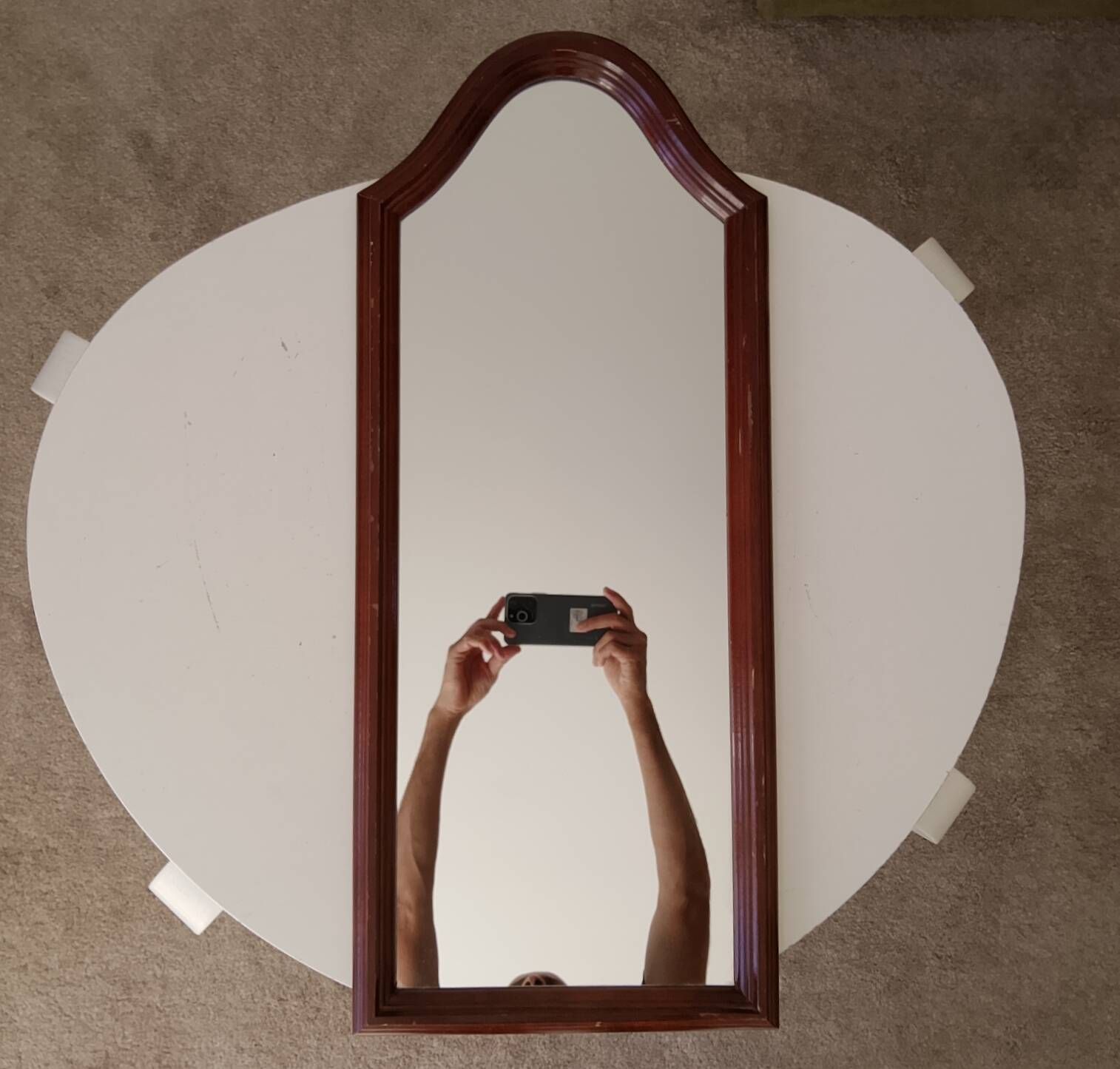Miroir vintage style Louis Philippe/Queen Anne