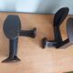 Industrial style bookends shoe shape