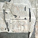 Trunk, black wooden chest and wallpaper