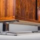 Mid-century wood veneer sideboard with chrome legs, 1960s