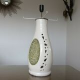 Ceramic lamp and resin "Accolay" 50s 60s