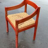 Vintage Carimate chair design by Vico Magistretti