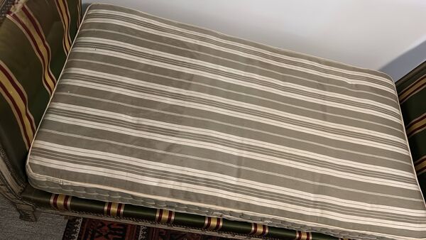 Méridienne convertible ancienne - à restaurer