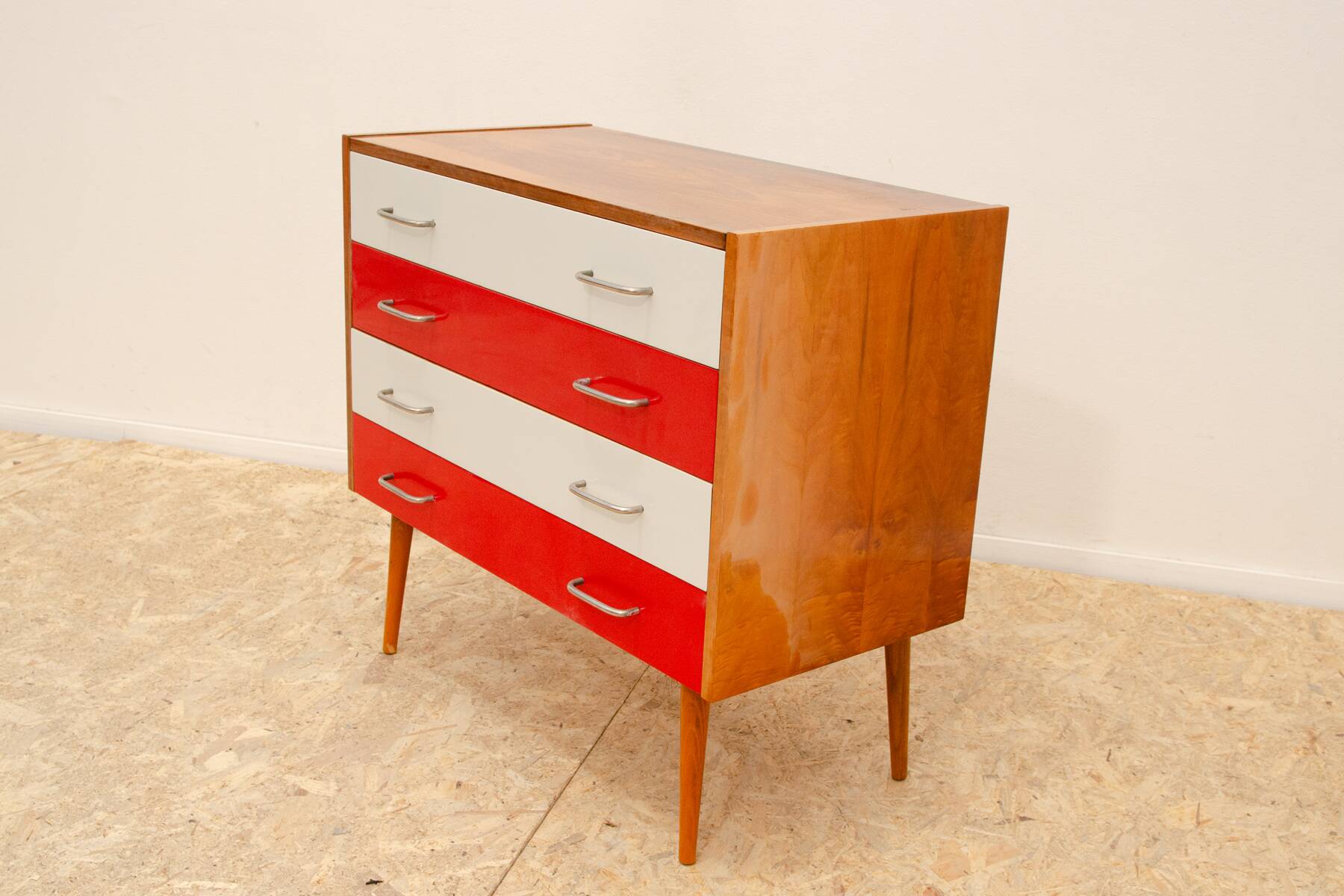 Mid century Eastern Bloc Vintage chest of drawers, 1970´s, Czechoslovakia