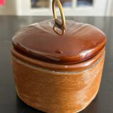 Longchamp leather and ceramic box