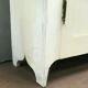 20th century patinated solid fir storage cabinet