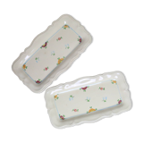 Pair of vintage Longchamp dishes