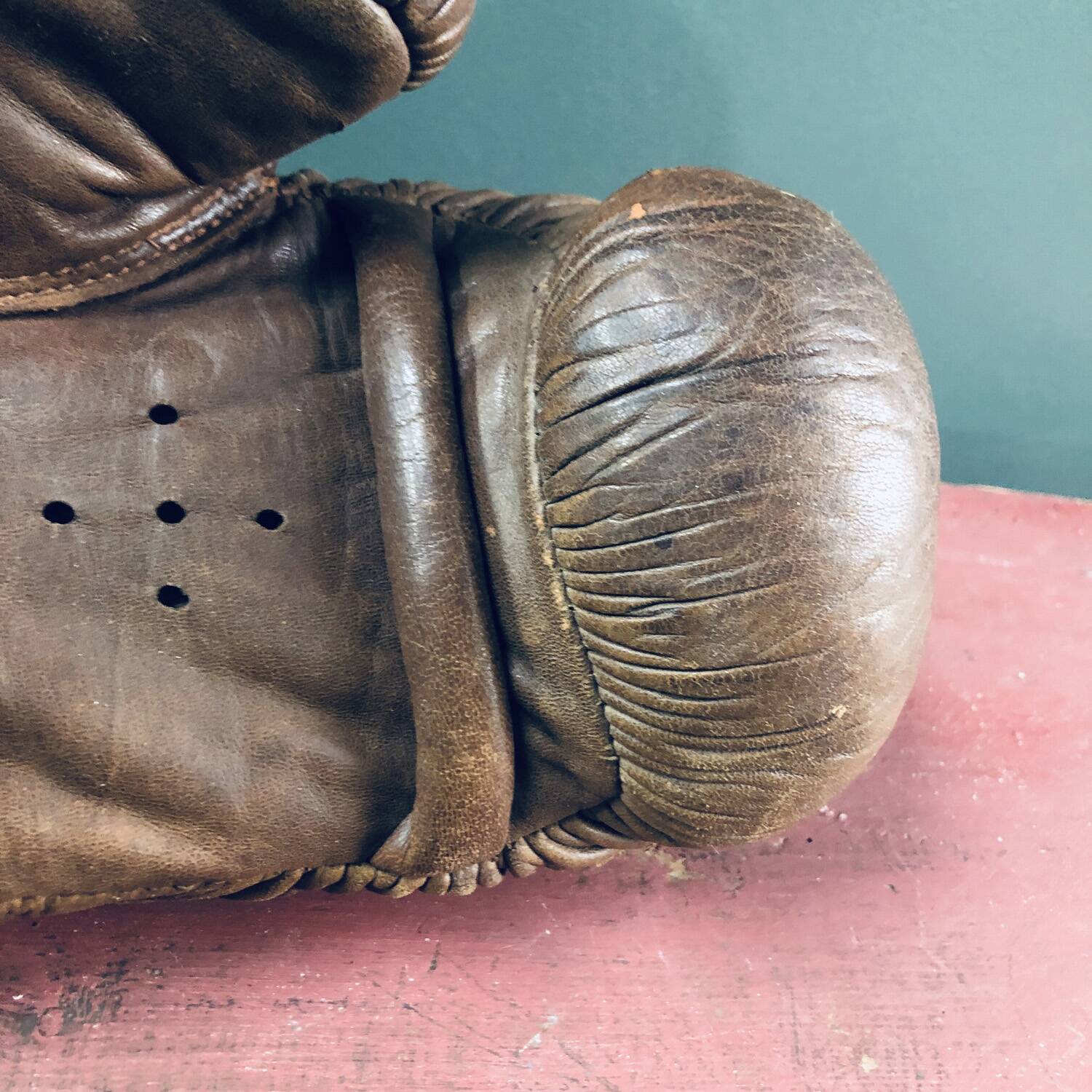 English boxing gloves from the 1920s