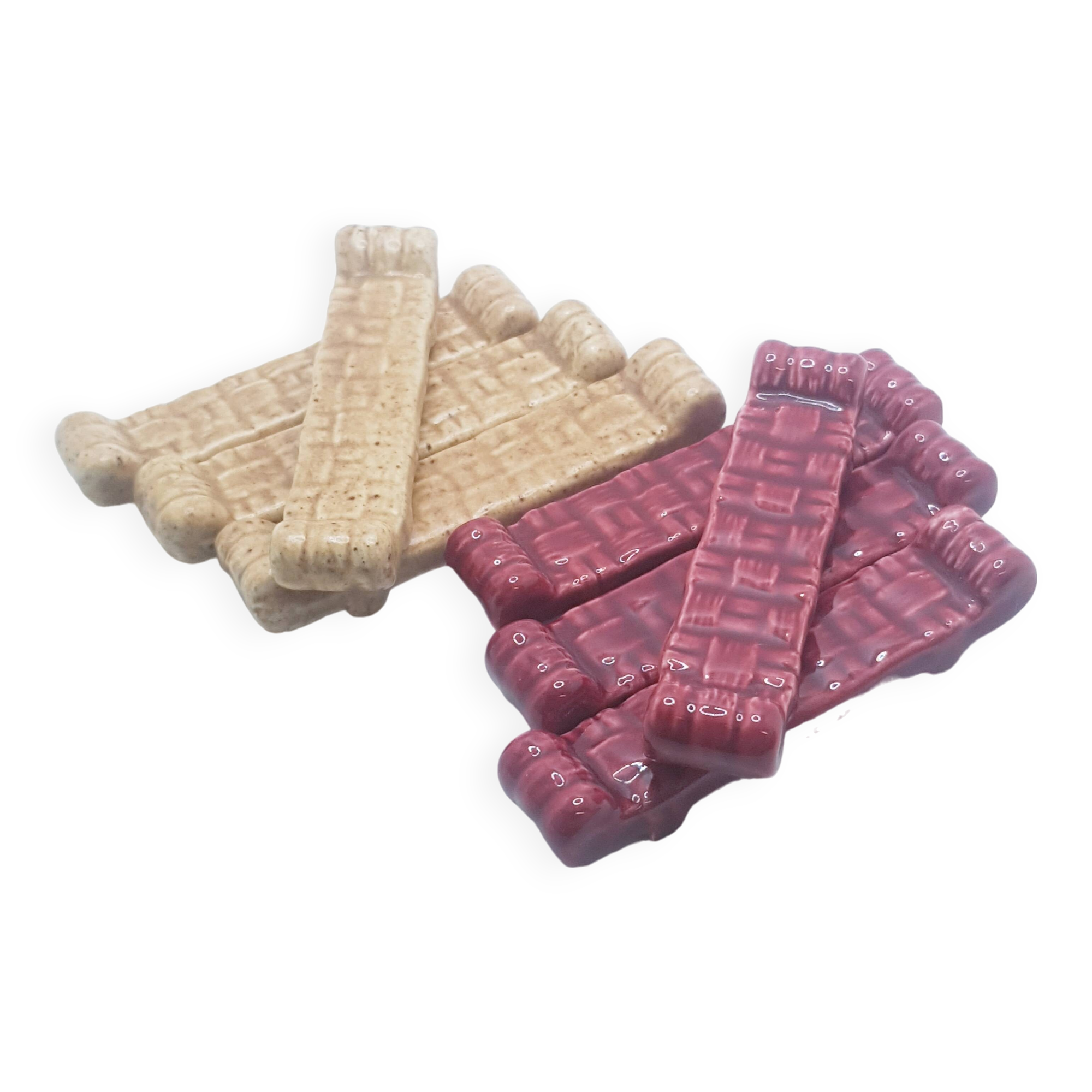 8 ceramic cutlery holders