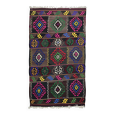 Turkish Kilim Yuruk Vintage 170x290 cm Geometric Multicoloured
