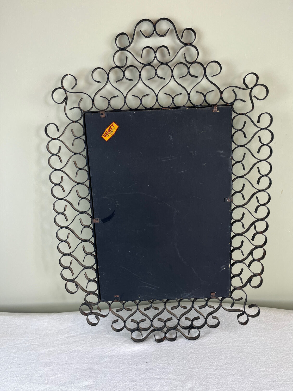Wrought iron mirror Chaty Vallauris