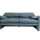 Vico Magistretti "Maralunga" 2-seater re-upholstered sofa For Cassina