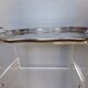 Tray in silver metal
