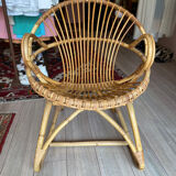 Rattan armchair