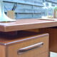 By G-Plan teak desk
