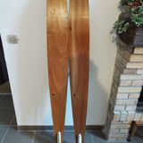Pair of vintage water skis
