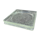 Glass brick lumax nevada empty pocket ashtray vintage 60s