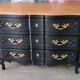 Commode arbalète galbée de style Louis XV