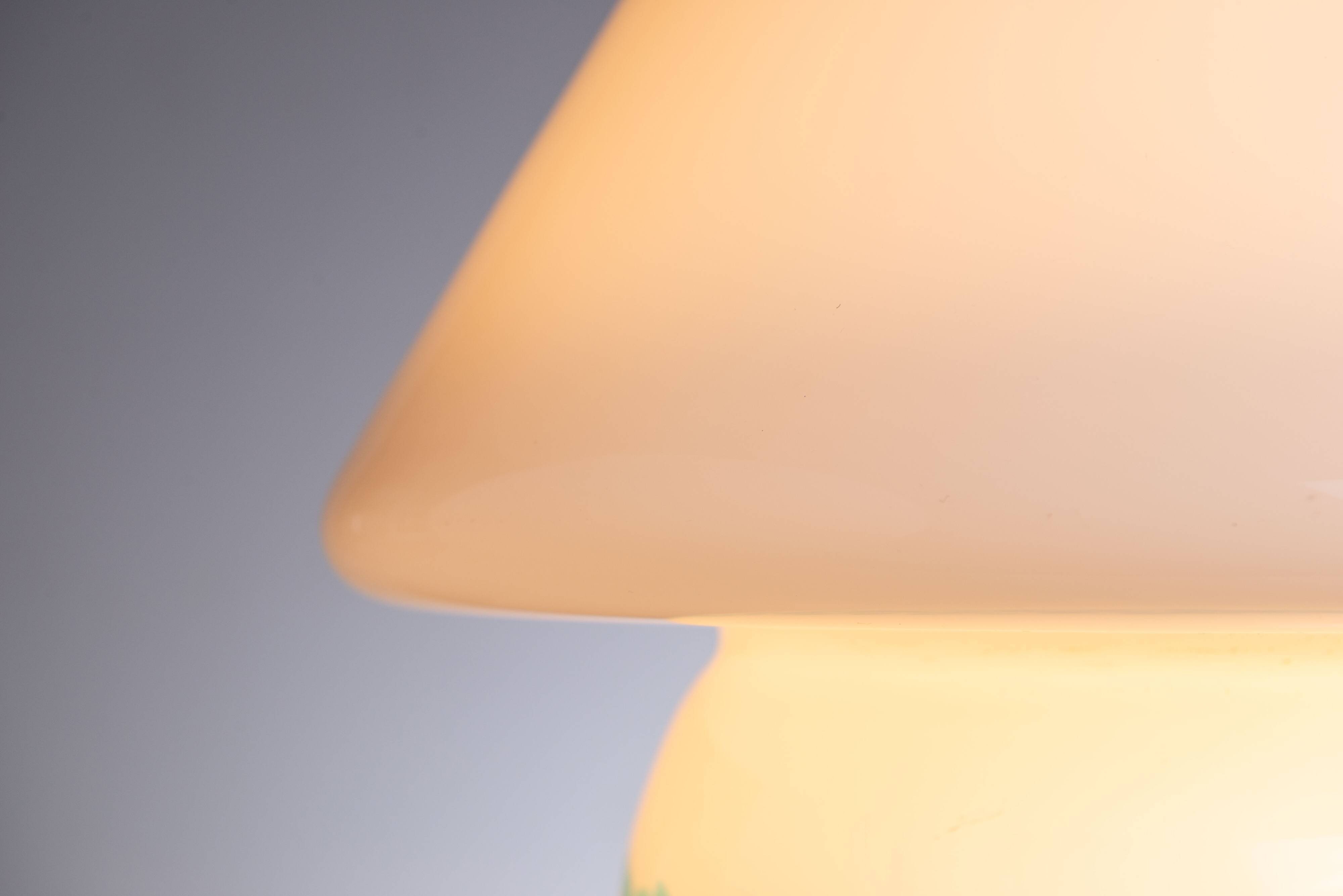 Large ‘‘Rosalinda’’ Murano glass mushroom table lamp, 1970s, Italy