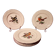 6 dessert plates Digoin Sarreguemines with coloured bird design.