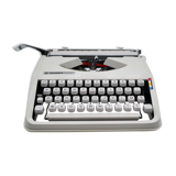 Hermes Baby white cursive typewriter revised Mint tape