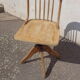 Wooden revolving chair