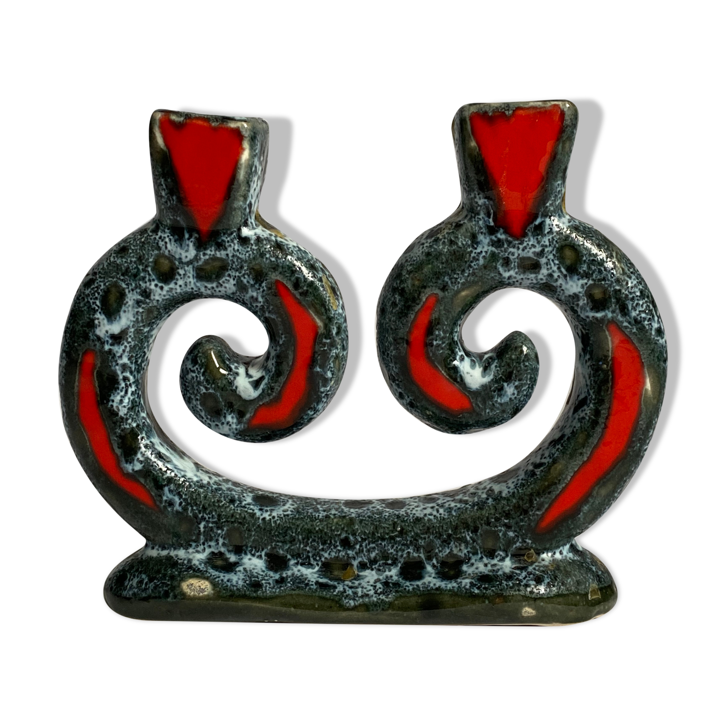 Seventies volute candle holder