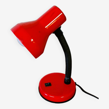 Lampe de bureau flexible rouge