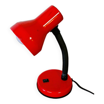 Lampe de bureau flexible rouge