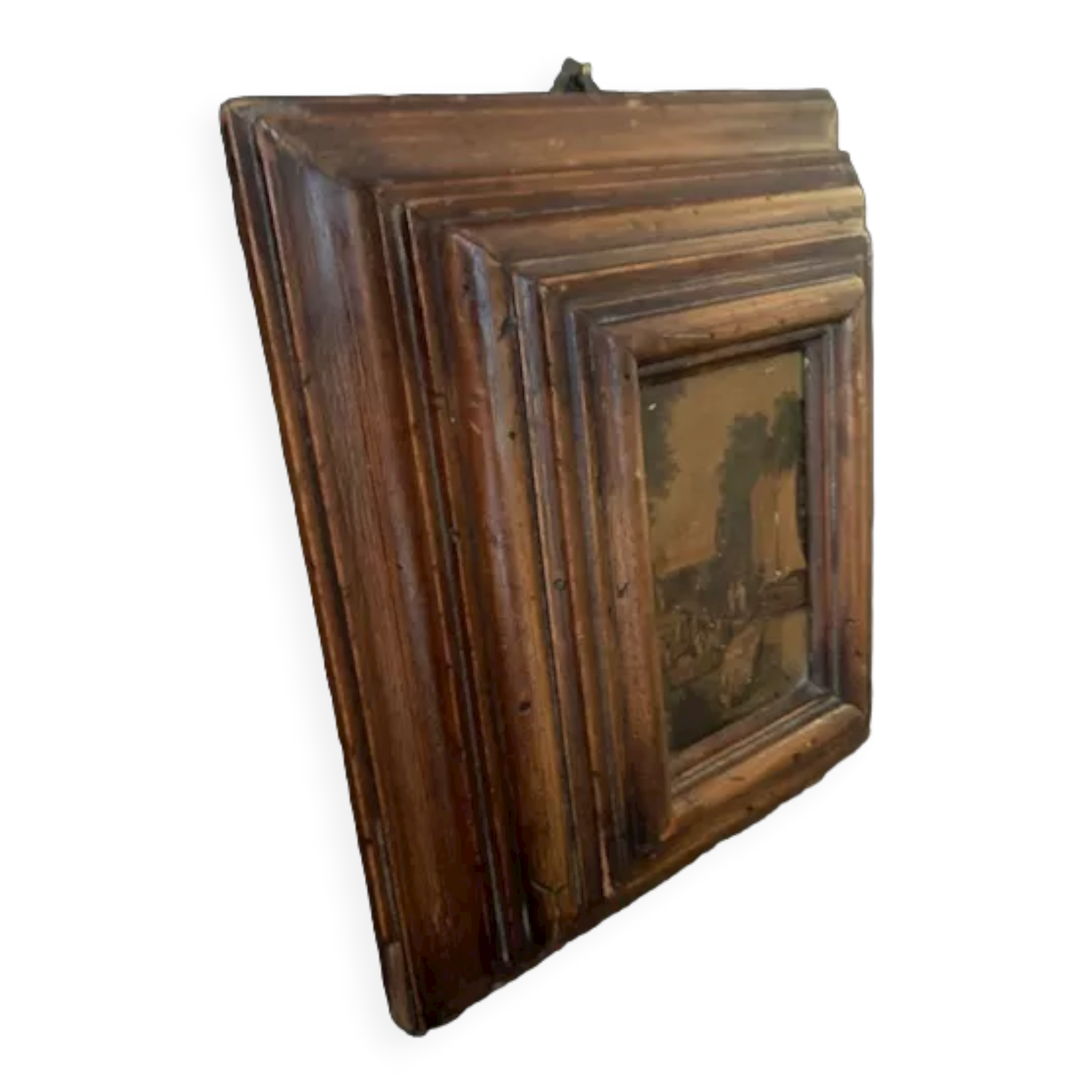 Vintage wooden Huguenot frame