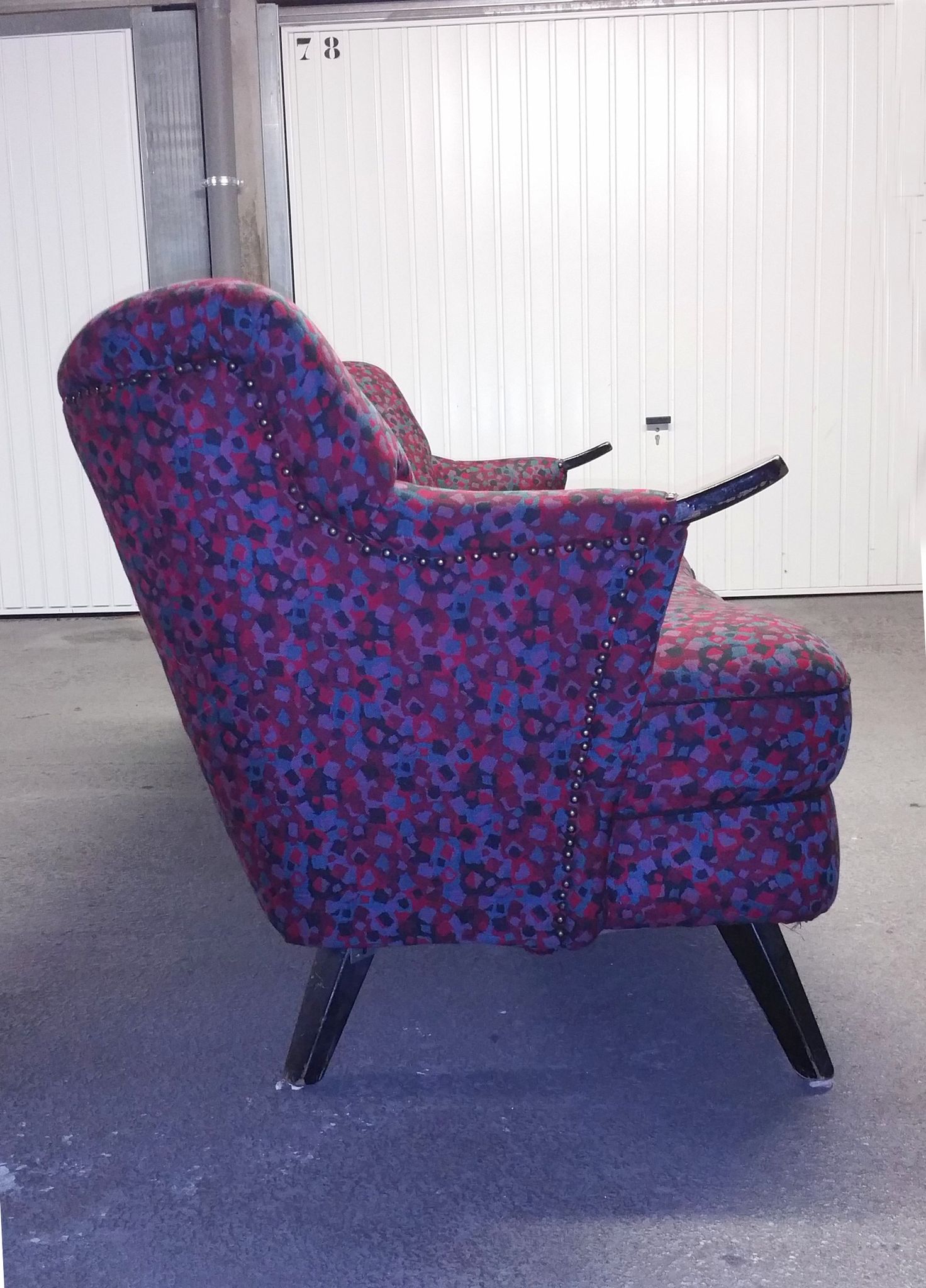 Canapé danois sofa années 40  50  restauré