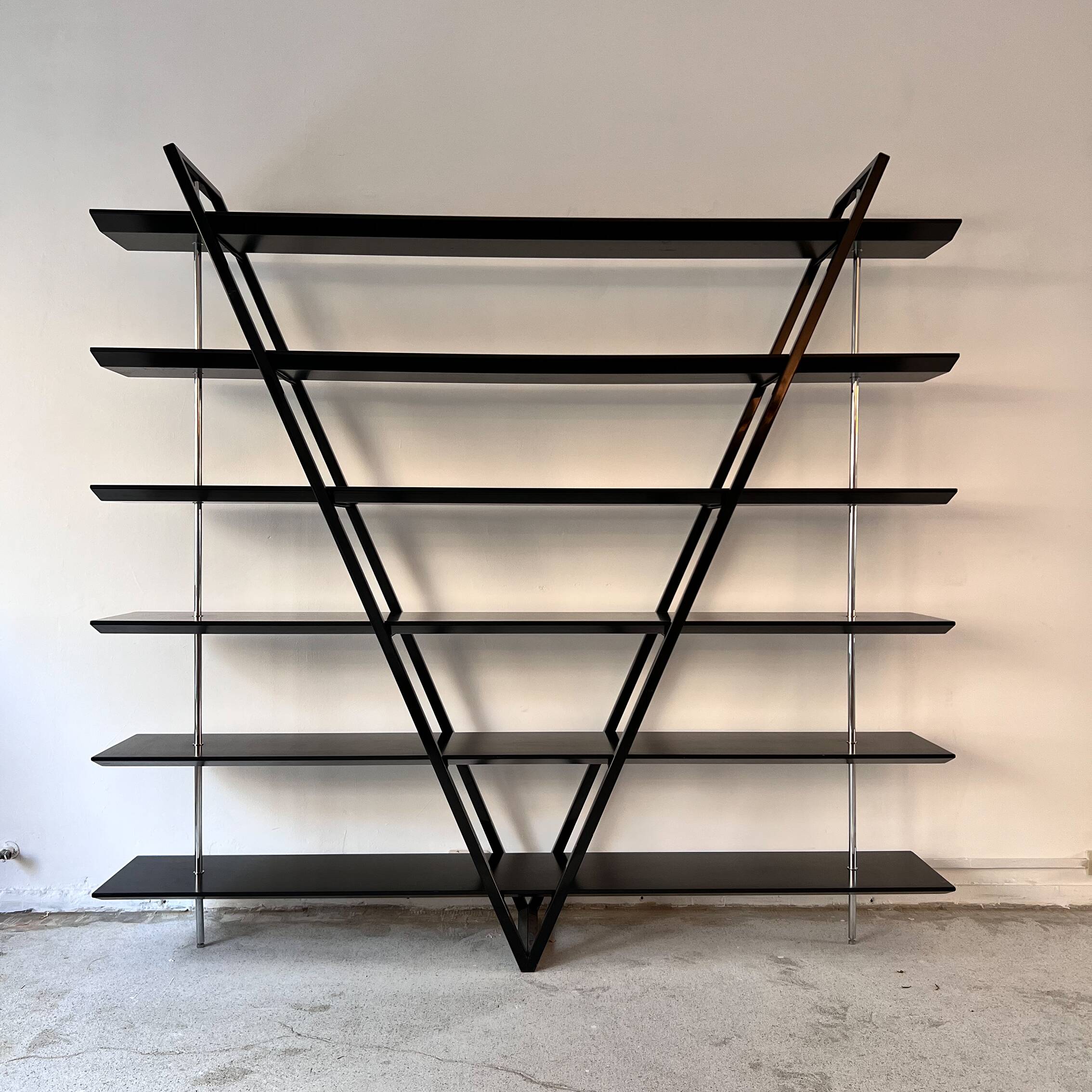 Large Italian Postmodern Free Standing Wall Unit, 1980s