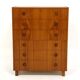 Commode scandinave "tallboy" en teck, Suède, 1960