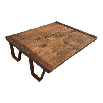 Table basse ancienne palette SNCF