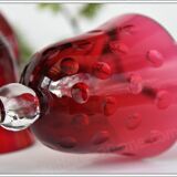 Set of 6 wine glasses from the Rhine Roemer St Louis Crystal model Bubbles