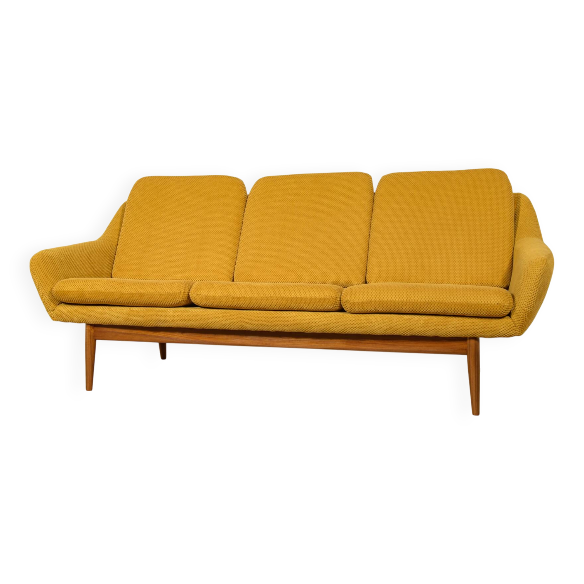Mid-Century Three-Seater Sofa by Gerhard Berg for Hjelle, Norway, 1960s