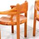 Set of 6 solid pinewood armchairs by Rainer Daumiller for Hirtshals Sawmill