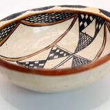 Berber dish with abstract patterns Sejnane Tunisia