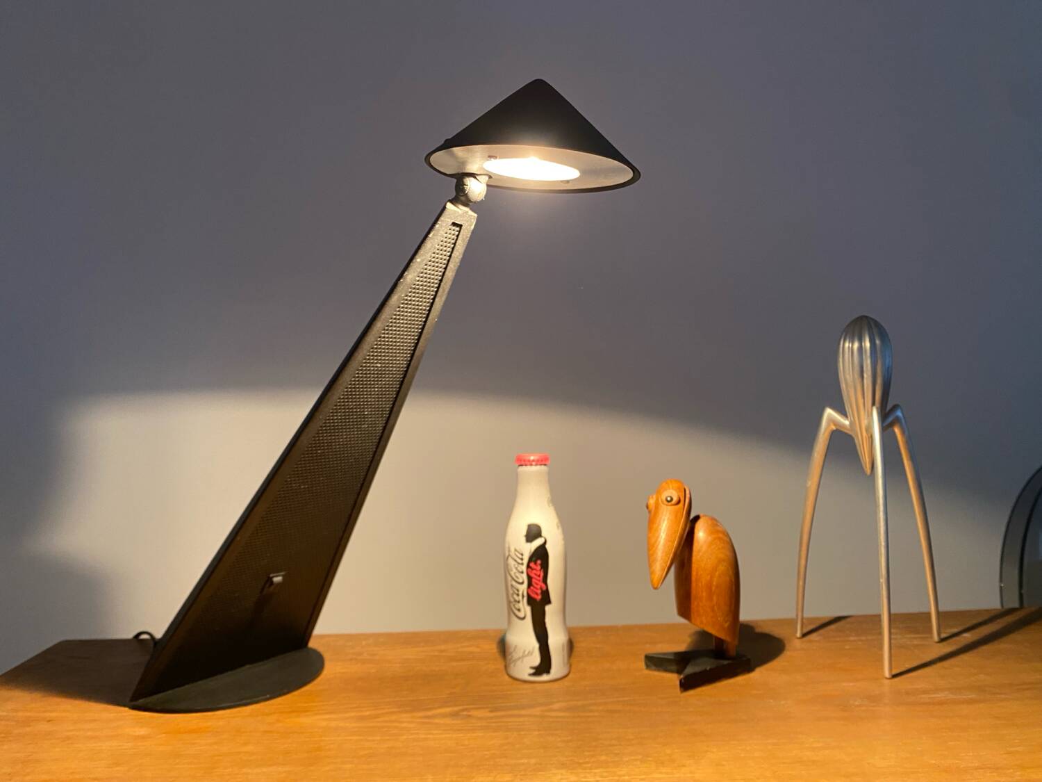 Genexco France desk lamp modernist design Patrice Bonneau vintage 80s