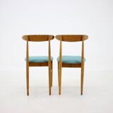 1960s Alan Fuchs 4 Rare Dining Chairs for ULUV, Czechoslovakia