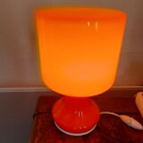 Vintage red opaline lamp from the 70'S