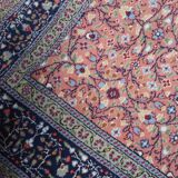 Handmade vintage Indian Agra rug 121cm x 183cm 1960s