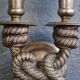 Set of 4 wall ropes tied in bronze silver 1940
