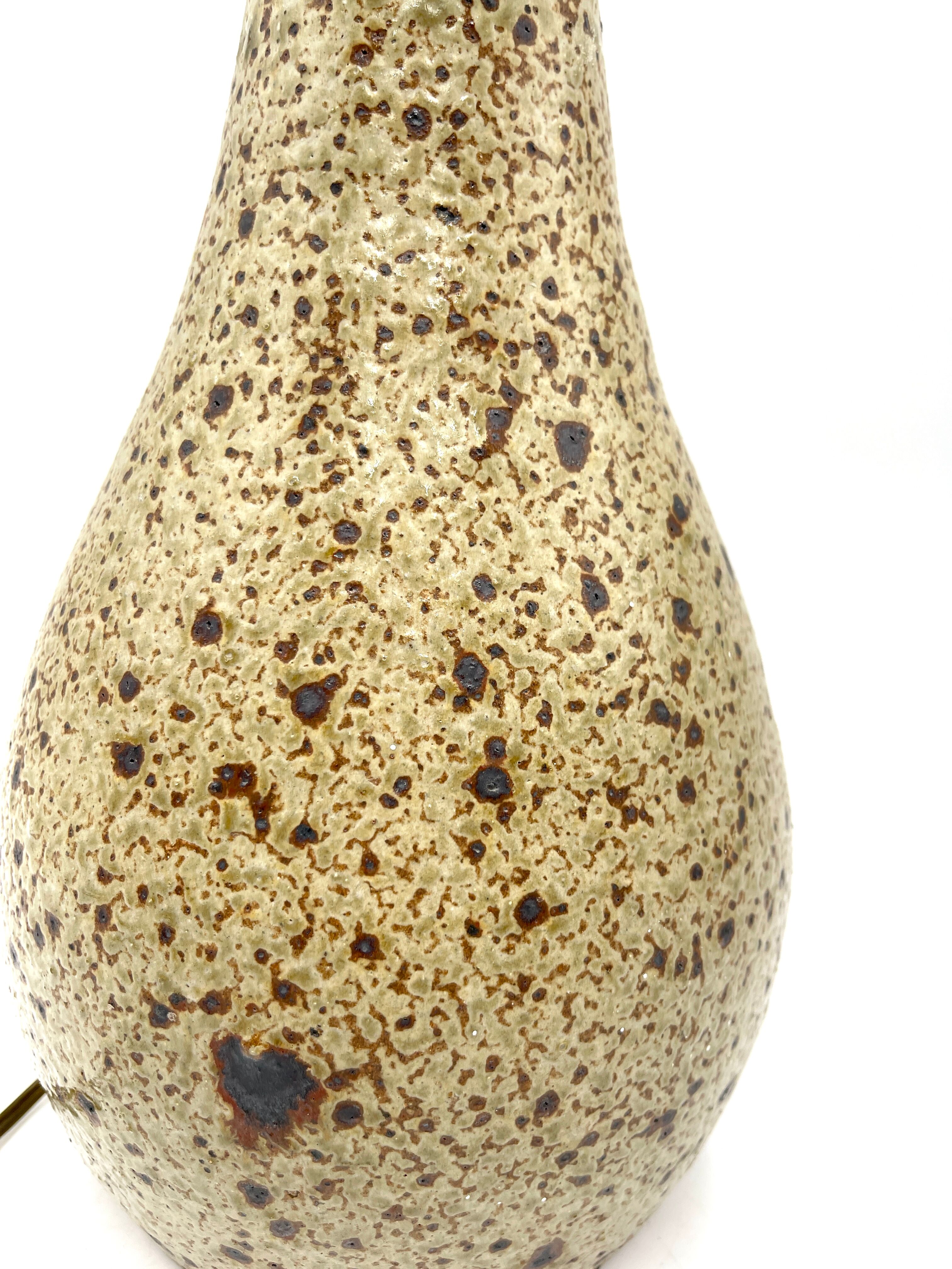 Large lamp foot earth pyrite gres of the terminal of Migeon year 70