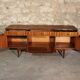 Teak and zebrano sideboard