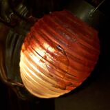 Art nouveau bronze lamp, by léo laporte blairsy et daum