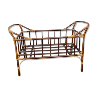 Rattan cot