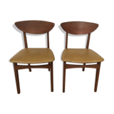 Pair of Scandinavian chairs wood