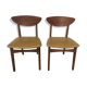 Paire de chaises scandinaves bois